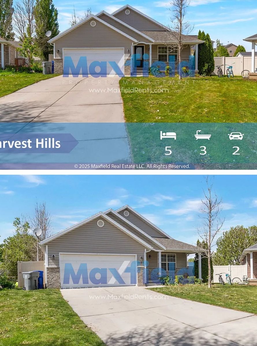 *$500 off* Harvest Hills 5-Bed 3-Bath Single Family Home with 2-Car Garage