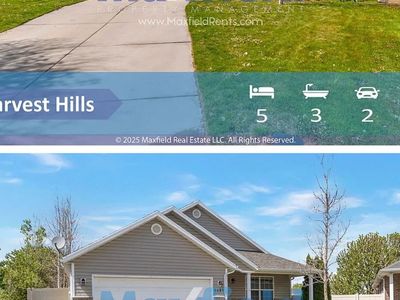 *$500 off* Harvest Hills 5-Bed 3-Bath Single Family Home with 2-Car Garage