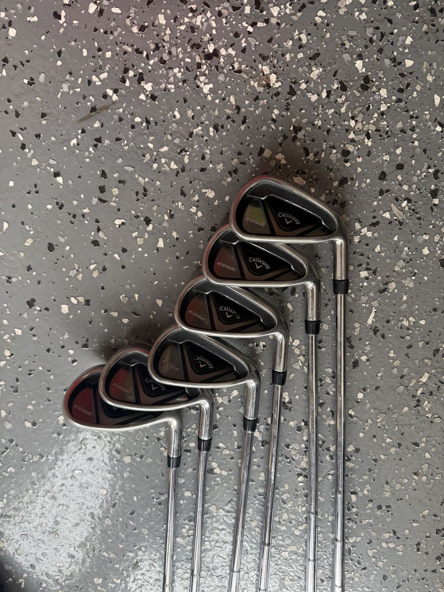 Callaway edge irons 6-SW