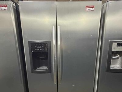 GREAT FOR GARAGE! GOOD GE SIDE BY SIDE FRIDGE