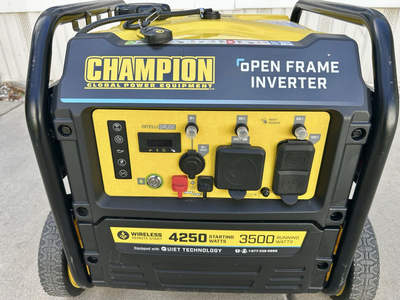 Remote Start 4250 Watt Inverter Grnerator