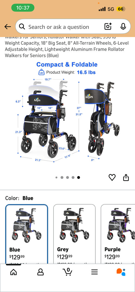 High end Walker up to 350 pounds
