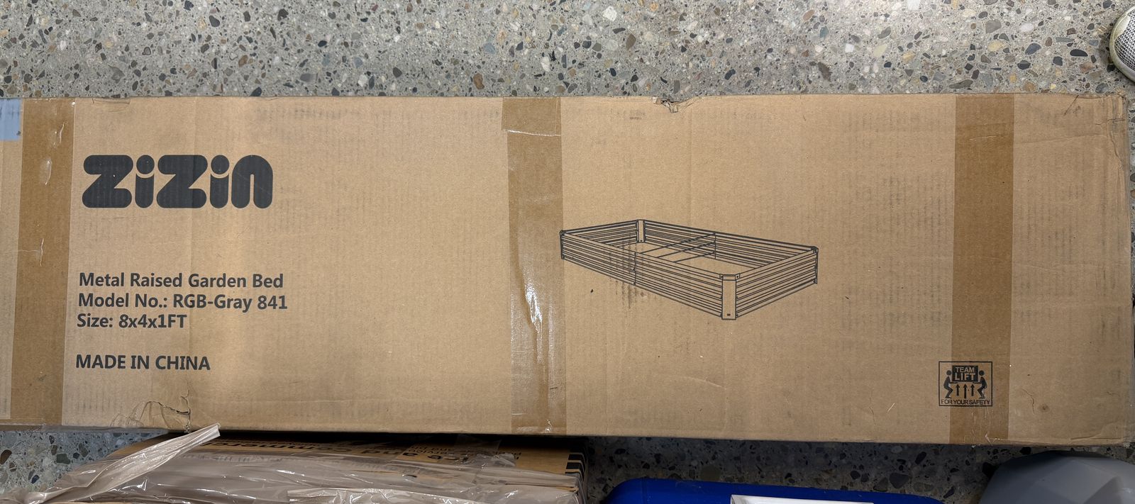 Galvanized Raised Metal Garden Boxes-Set of 2