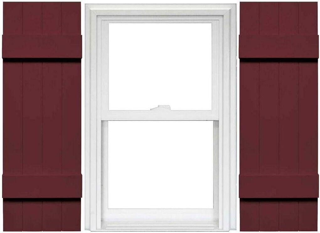 Mid America 14x27 4 Board Vinyl Shutter