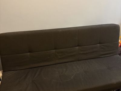 IKEA Balkarp Black Futon/Sofa Bed
