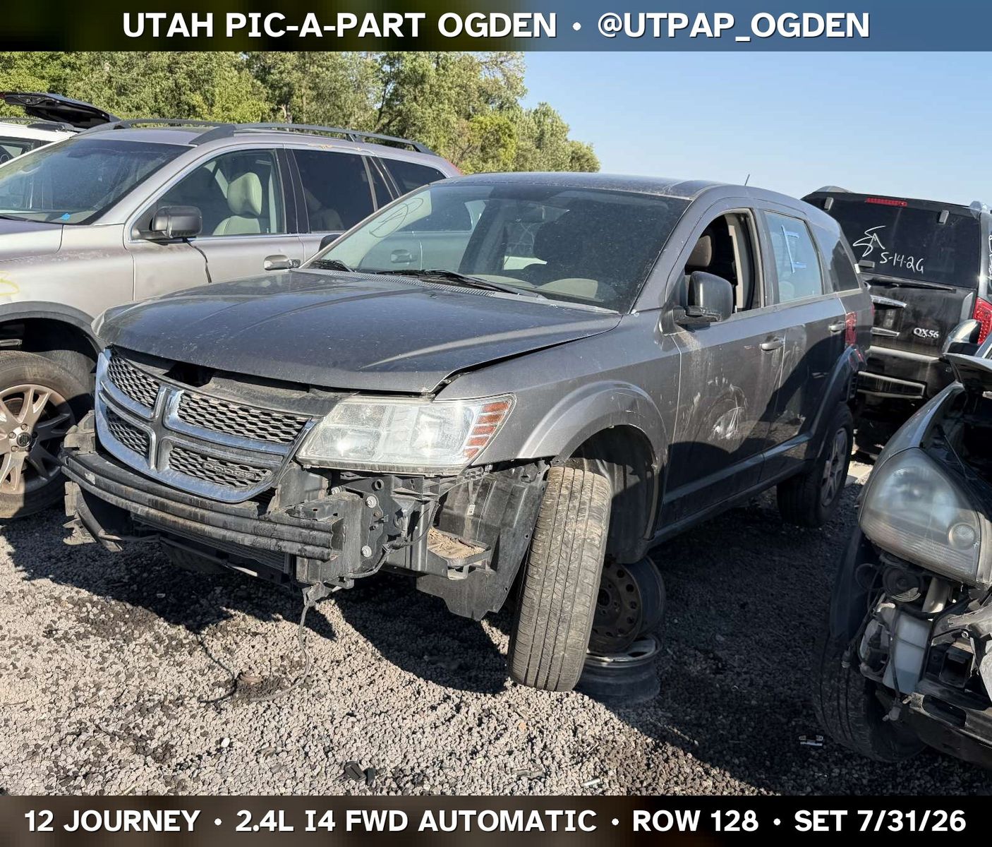 Just In! 2012 Dodge Journey Parts - UTPAP Ogden