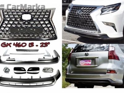 New CarMarka Lexus GX 460 F-Sport Front & Rear Bumper Kit 2020-2023 Grille & Diffuser Conversion