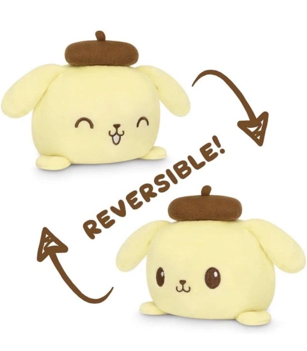 Sanrio TeeTurtle Pompompurin Reversible Plush stuffed Hello Kitty & Friends