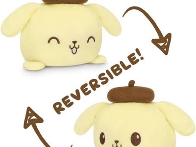 Sanrio TeeTurtle Pompompurin Reversible Plush stuffed Hello Kitty & Friends