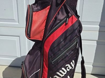 Callaway Golf Bag 10 Way Divider, Shoulder Strap