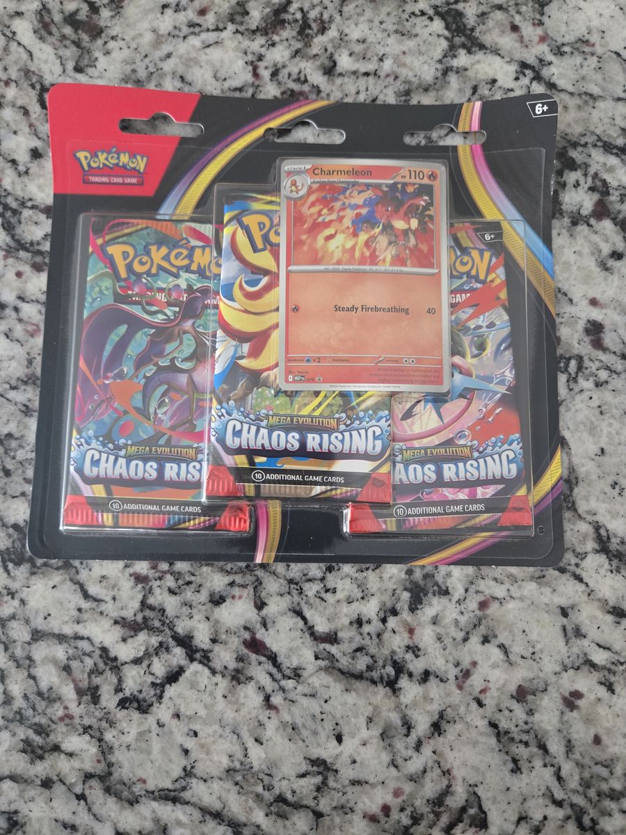 Chaos Rising 3 pack pokemon