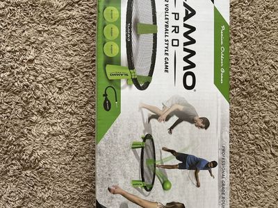*NEW* GoSports Slammo Pro 36" Regulation Roundnet Set - 2 on 2 Volleyball Style Game with Balls & Pump