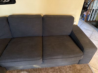 Blue/Grey Couch Sectional