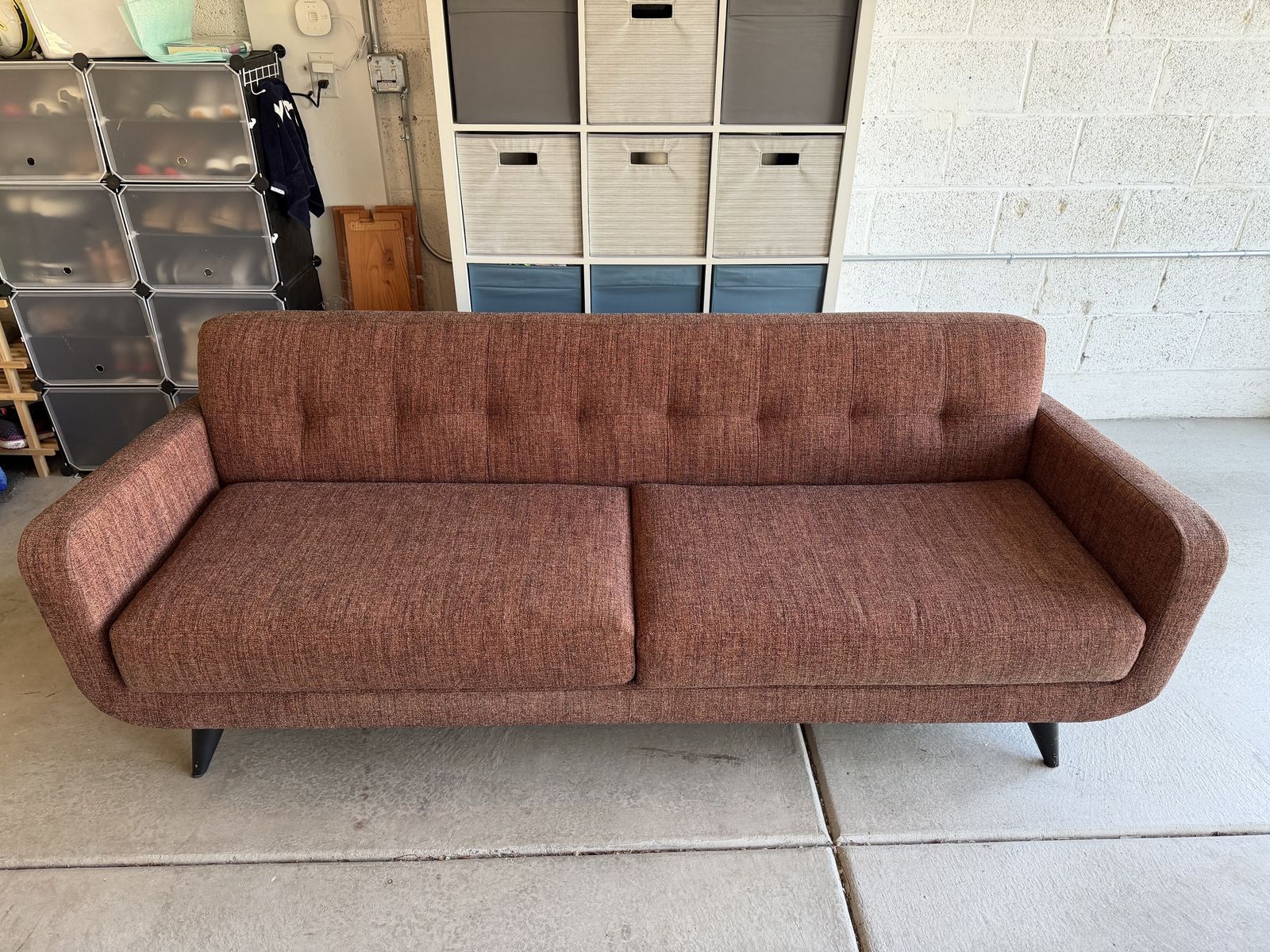 Room & Board 85" mid-century modern sofa 