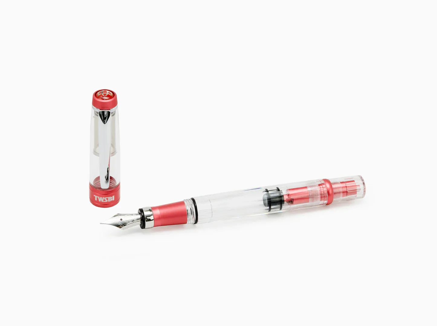 TWSBI Diamond 580 ALR (Fine) in Punch Pink Fountain Pen RARE