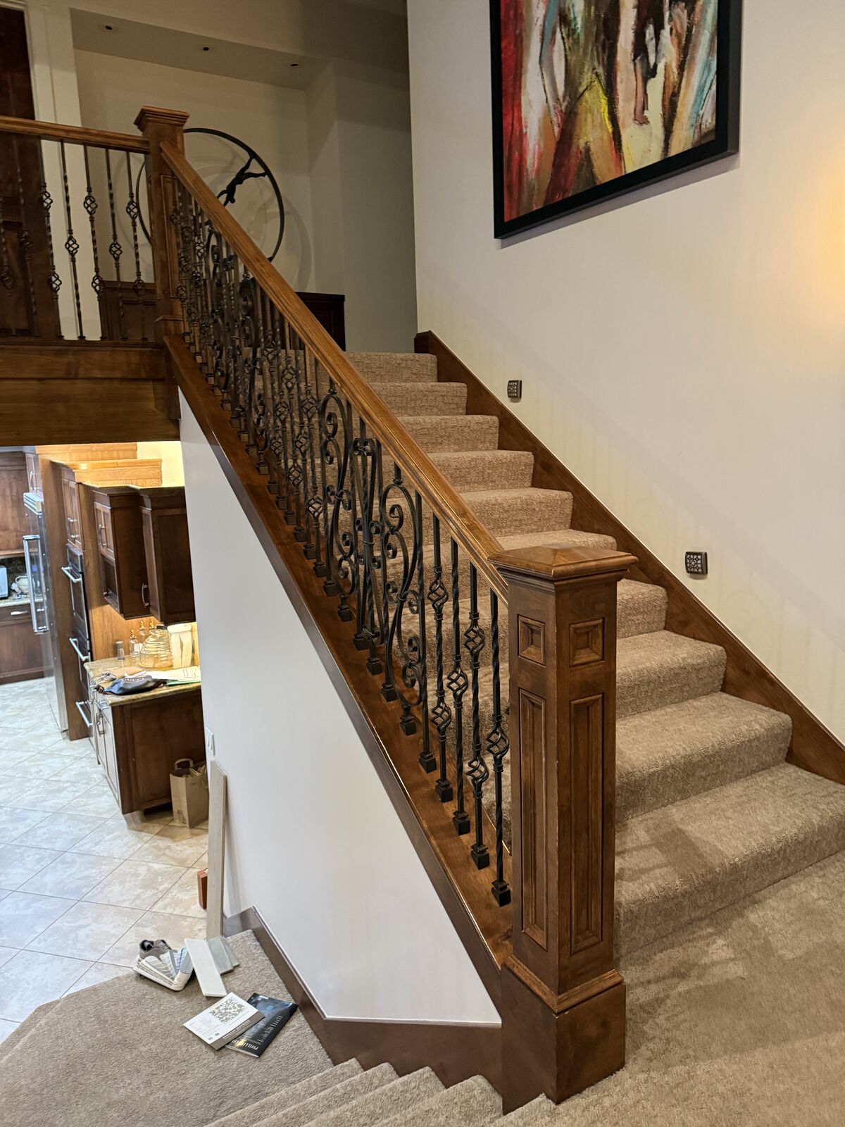 wrought iron Stair railing
