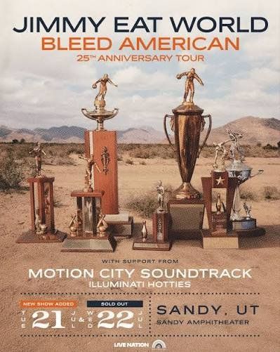 2x Jimmy Eat World - 25 Anniversary Tour + MCS