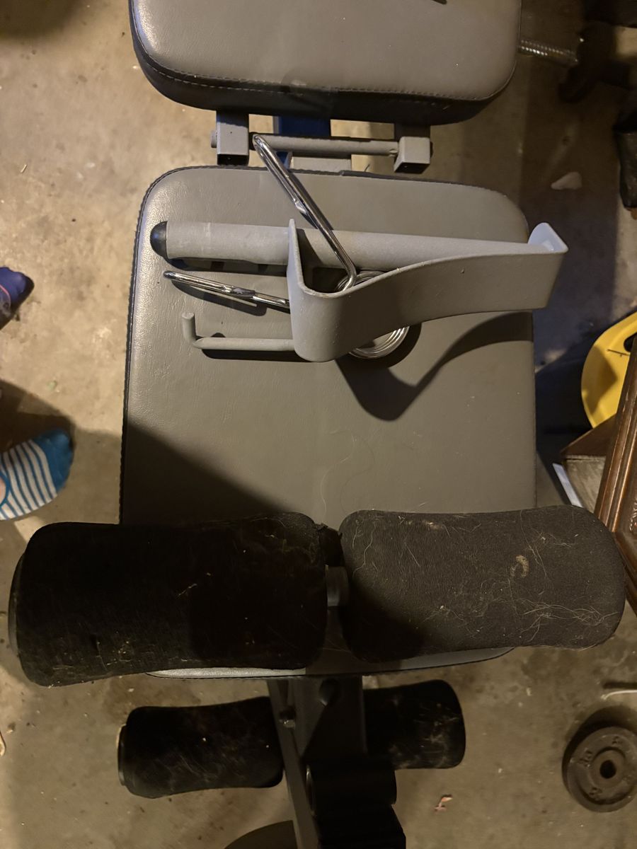 Heavy-Duty Workout Bench Set