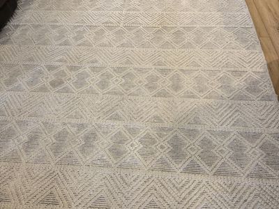 9’ x 12’ boho ivory rug