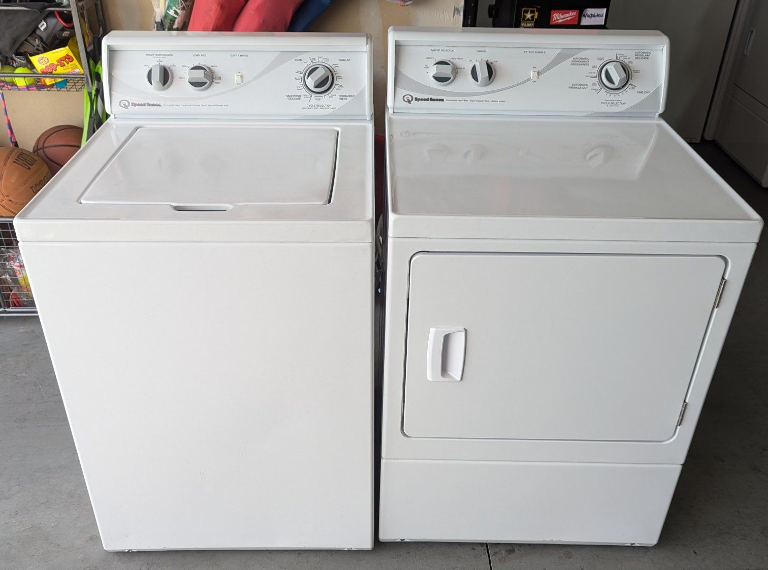 Speed Queen Washer & ELECTRIC Dryer