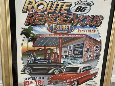 Stater Bros. 16th Annual Route 66 Rendezvous E Street Gasoline Poster Framed 2005