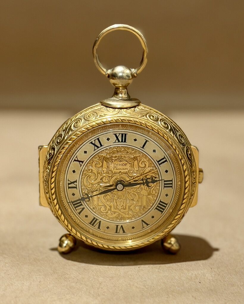 Vintage Imhof Swiss Mech. Alarm Clock - Works!