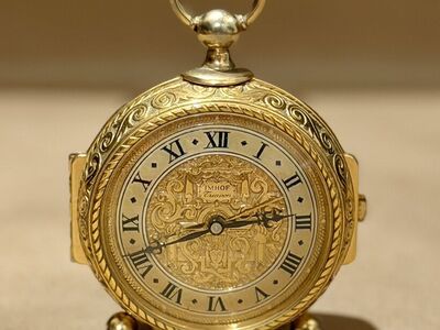 Vintage Imhof Swiss Mech. Alarm Clock - Works!