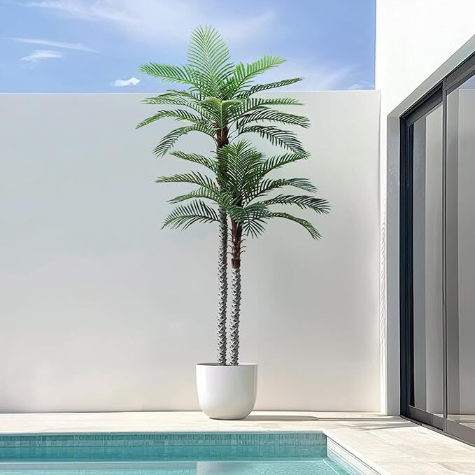 Decorative Artificial Palm Tree for Outdoor 10ft UV Resistant Palm Tree Tall
