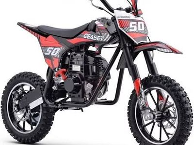 QEASET 39.4cc Gas Mini Dirt Bike, Red