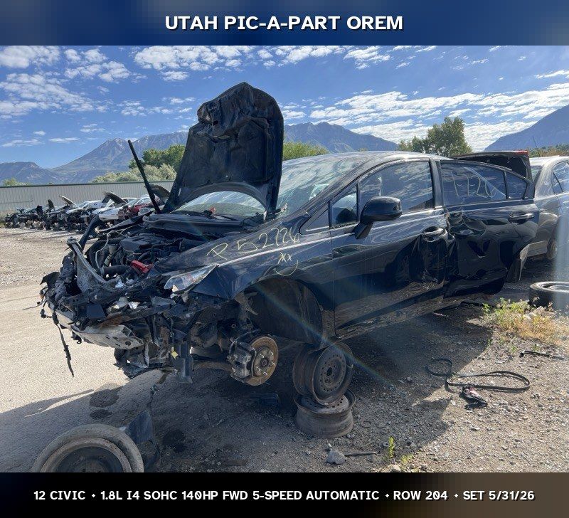 2012 Honda Civic FB Parts - UTPAP Orem