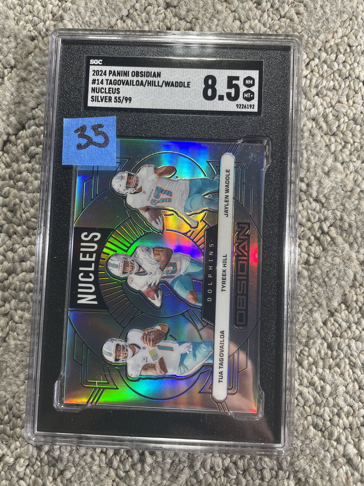 Tua Tagovailoa Miami Dolphins graded slabs