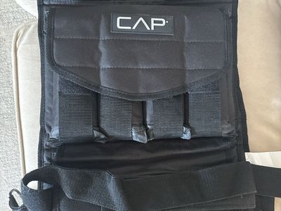 CAP Barbell Adjustable Weighted Vest - Black