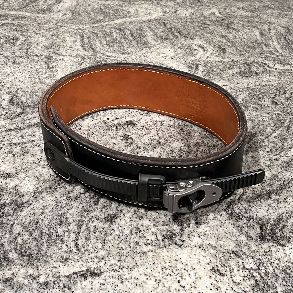 dbgear Leather Powerlifter Belt - XS