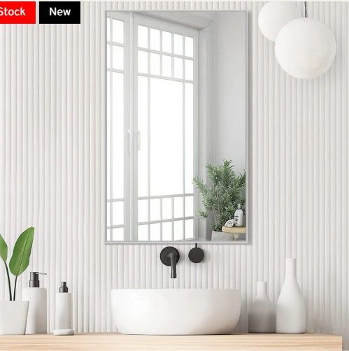 51"x32" Cozy Style Full Size Mirror Bathroom Full Length Wall Mirror