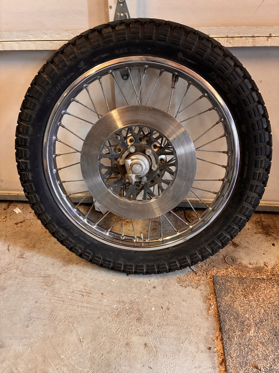 1980 Suzuki gs250 front wheel