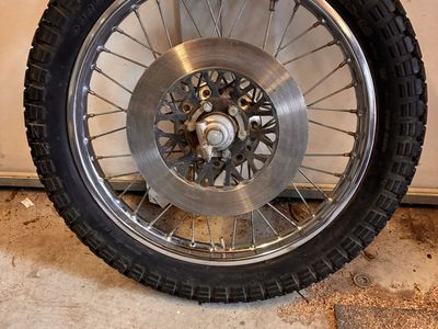 1980 Suzuki gs250 front wheel