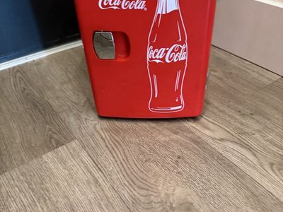 Coca-Cola Retro Mini Fridge Portable Personal Cooler - Red