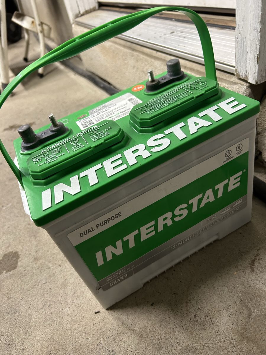 Interstate HD24-DP Marine/RV Dual Purpose Battery brand new