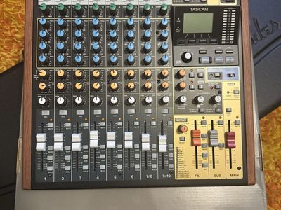 Tascam Model 12 Integrated Production Suite Mixer Interface Recorder