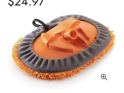 Extend-A-Reach Wall and Car Duster - Microfiber Washing Mitt (THIS IS THE MITT AND PADS ONLY. THE POLE IS SOLD SEPARATELY)