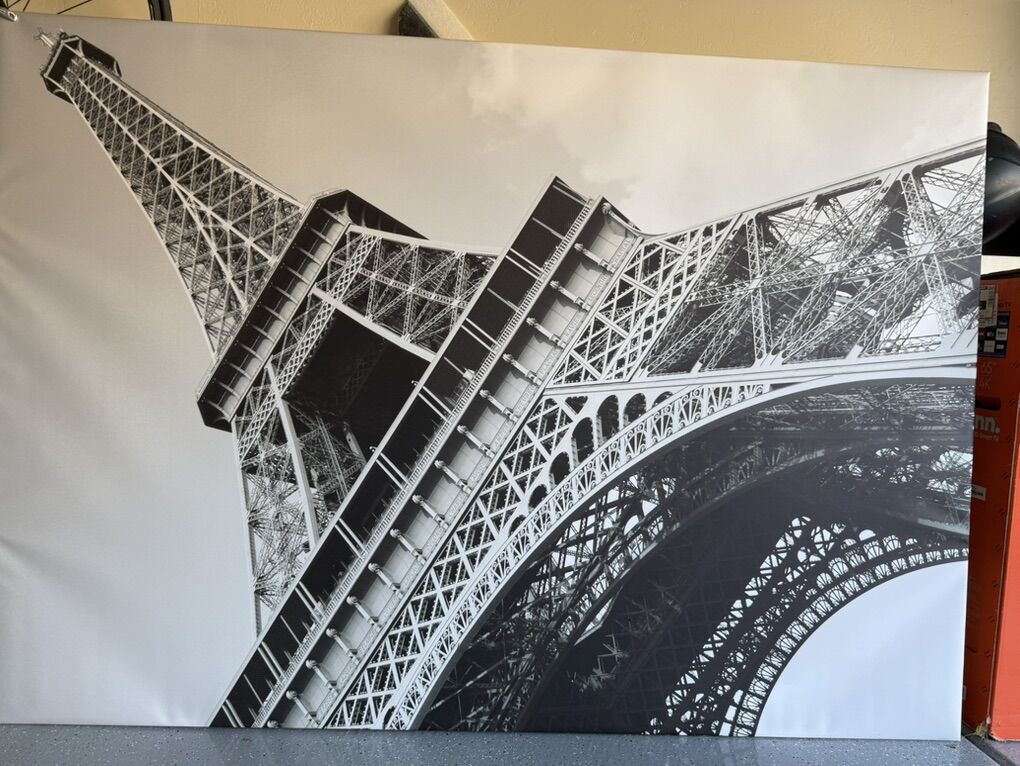 Extra Large Eiffel Tower Canvas