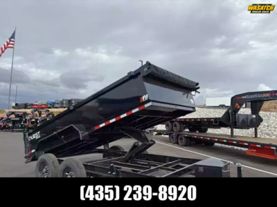 PJ Trailers 7X14 14K D7 CHANNEL Dump Trailer