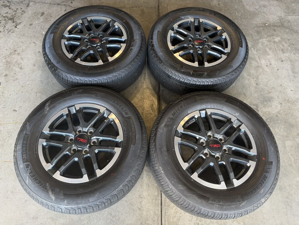 Set of 4 Tires & Wheels TRD Toyota New