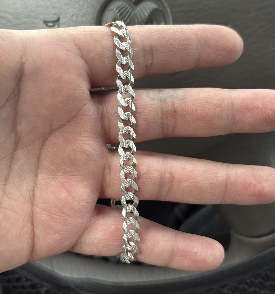 Silver bracelet stamped 925