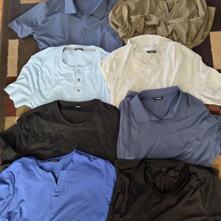 8 mens Jmierr brand shirts 
