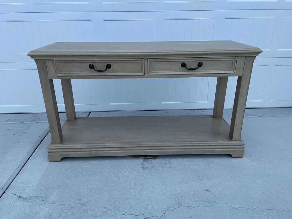Modern Oak Sofa Console