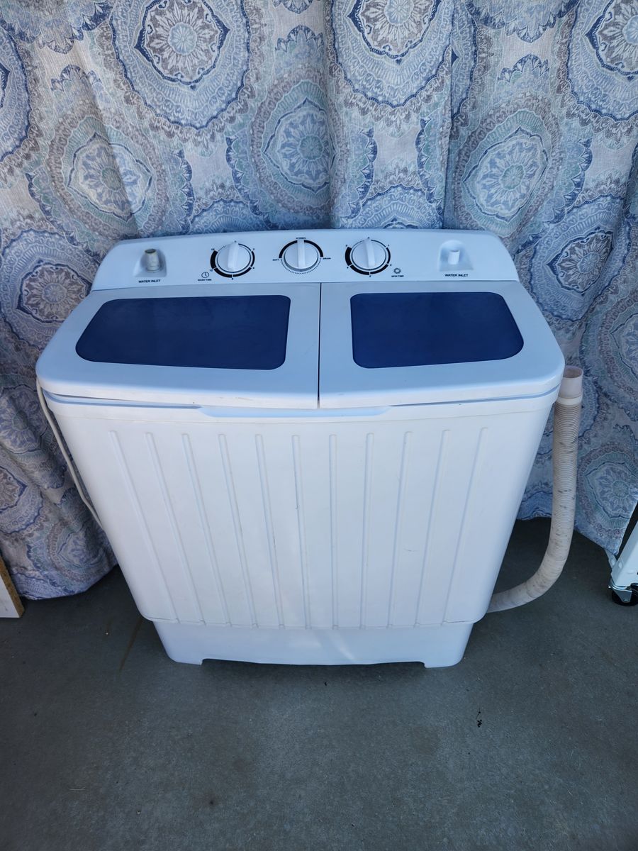Costway Compact Portable Twin-Tub Washing Machine