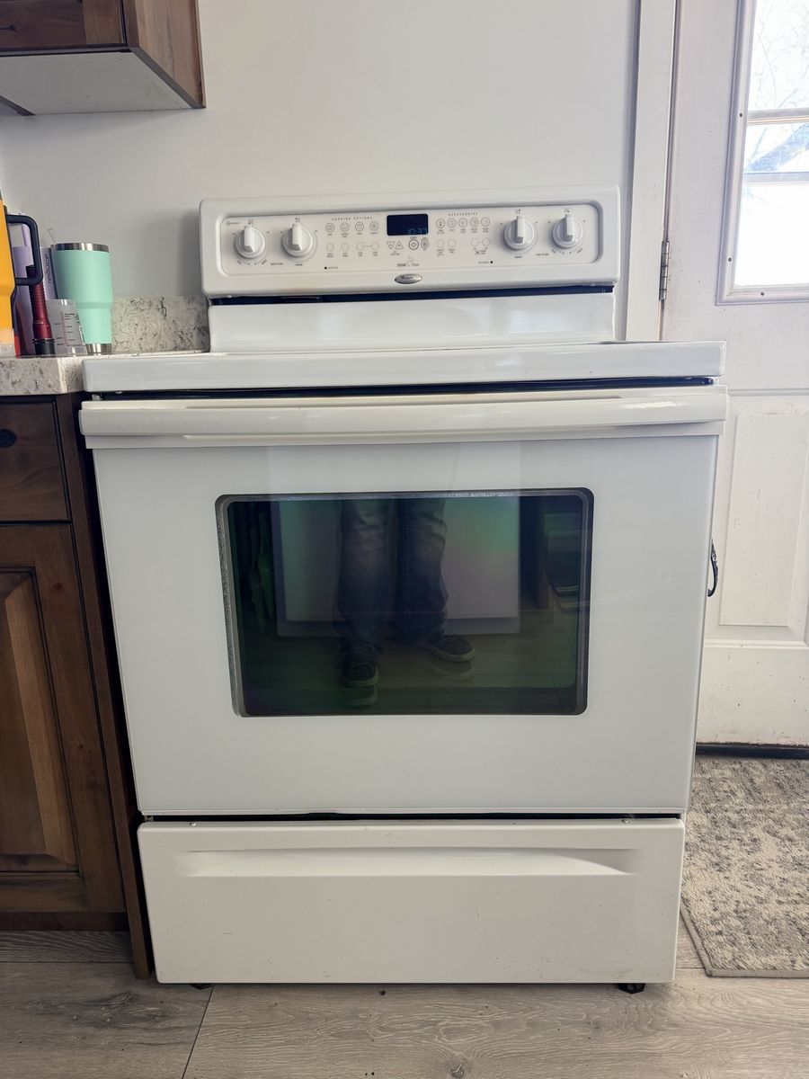 White Kitchen Stove