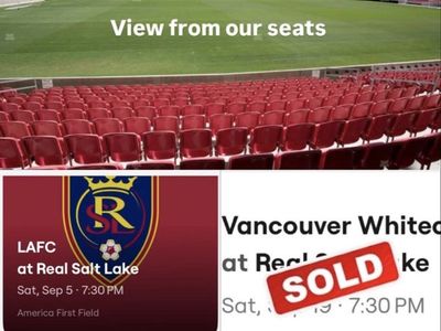 Real Salt Lake Tickets - Section 21 Row F Seats 15-16 (Multiple Games Available)