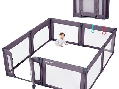 BRAND NEW Baby Playpen with Door, Foldable Adjustable Play Pen, Heavy Duty
